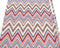 Purple Mint Multi Chevron Light Weight Polyester Crepe Woven Fabric 2.5 yards